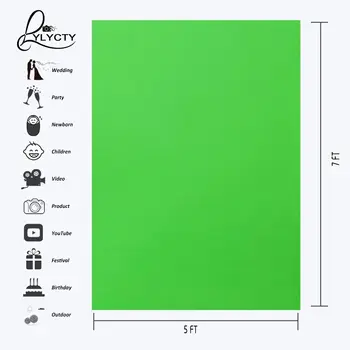 Плътен Цвят Снимки на Фона на Зелен Екран, Синьо Черен Бял Червен Сив Снимка Фон за Камера Видео фотографско студио Elevision