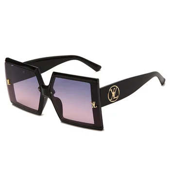 OIMG Модни Квадратни Големи Слънчеви Очила За жени/Мъже Vintage Слънчеви Очила Марка дизайнер Многоцветни слънчеви Очила Oculos De Sol Feminino