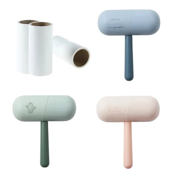 Nordic Capsule Sticky Paper Roller Dust Paper Tearable Замяна Залепваща Четка За Дрехи На Купчина Четка За Отстраняване На Косми