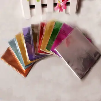 100шт Многоцветен Алуминиево Фолио Бонбони Хартия, Шоколадови Бонбони Пакет Опаковки