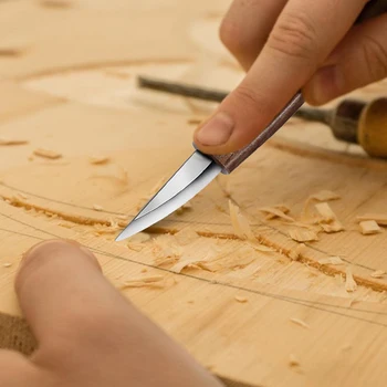 Длето Дървообработващи режещи инструменти Ръчен Набор от Инструменти за Дърворезба Нож САМ Пилинг Дърворезба Лъжица Резба Нож Дървообработващи инструменти