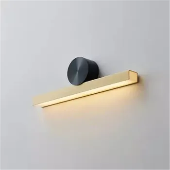 Nordic Art Brass Led Wall Lamp Creative Luxury Кухня Parlor Hotel Bedroom Нощно Indoor Wall Lighting