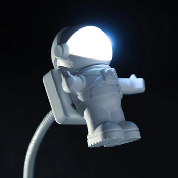 Творчески нощен светлината на клавиатурата практическата защита на очите енергоспестяващ астронавт космонавт лека нощ usb клавиатура лека нощ