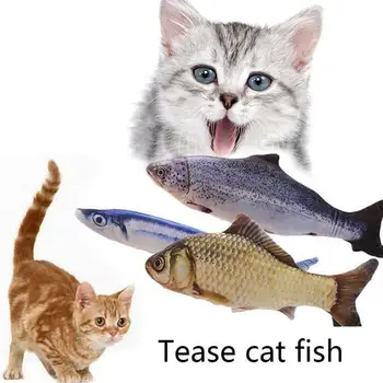 3D Creative Fish Play Cat Toys Environmental Health Cat Mint Fish Filled Simulation Fish Play Pet Toys
