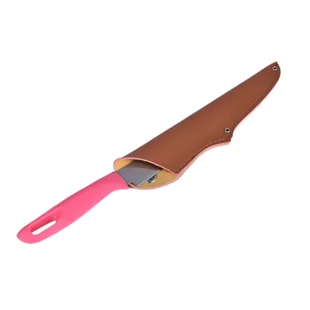 Универсален PU Изкуствена Кожа Нож, Сабя Семейство Открит Преносим Плодов Многофункционален Нож за Предотвратяване на Драскотини Ръкав Нож на Капака