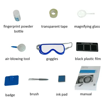 FingerprintsToy Spy Science Detection Crime Ловецът Kit For Children Kids Stem Toys Търсене И Анализ На Пръстови Отпечатъци