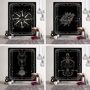 Таро Гоблен Монтиране на Украса Виси Плат изкуство гоблен декор естетични Аксесоари за спалня рисувани Стенни магьосничество