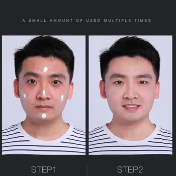 Мъжки BB Cream Makeup Concealer Foundation Хранителен Устойчиви Крем Покриващи Акне Изсветлява Кожата