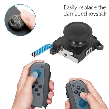 Оригинален 3D Аналогов Джойстик JoyCon Подмяна на Лявото/Дясното Ремкомплекта Thumb Sticks Сензор С 4 