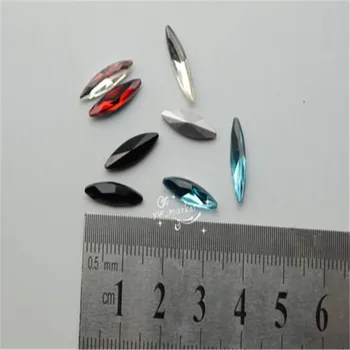 4x15mm Малък размер Наветта кристали Дрехи Бижута и Аксесоари