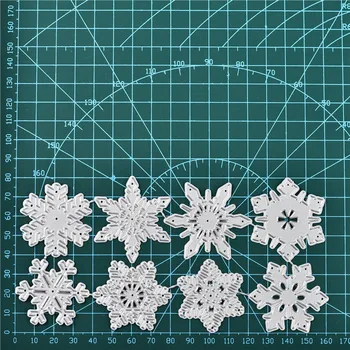 Eastshape Snowflake Cutting Умира Коледа Metal Cutting Умира Шаблони Die Cut за 