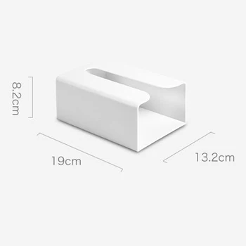 Non-marking paste free пробиване wall-mounted tissue box for kitchen organizer Multifunction Tissue Creative Box WC Paper Holder