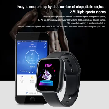 D20 Pro Smart Watch Y68 Bluetooth Фитнес Тракер Спортни Часовници Наблюдение На Сърдечната Честота, Кръвното Налягане Акумулаторни Електронни Часовници