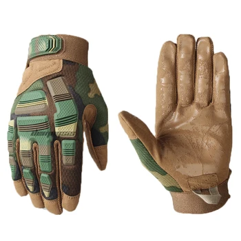 Открит Туризъм Ловни Ръкавици Дишащи Тактически Бойни Ръкавици Защита на Военните Стрелковых ръкавици против хлъзгане, Пълни с Ръкавици Пръсти