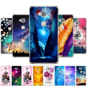 За честта 5X soft case tpu silicon back phone cover защитен печат прозрачен прозрачен корпуса flower Starry sky
