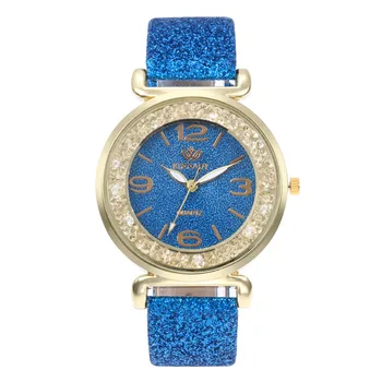 2021 европейски и американски моден кристална звезда каишка часовник Ms. Diamond watch топка quicksand