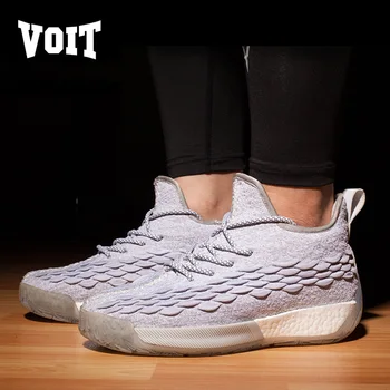 Voit Баскетбол Обувки Men ' s Low-help Live Popcorn Sneakers Дишаща Anti-slip Носете Students Combat Boots New 2021