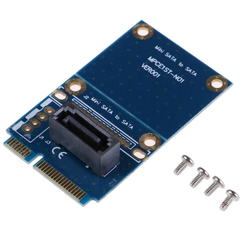 MSATA Mini PCI-e Express SATA SSD Slot To 7 Pin SATA HDD Convert Card Adapter
