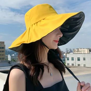 Бейзболна шапка на нова корейска версия на шапки Японски винил козирка Дамски шапка ежедневни външна сгъваема мъжка шапка мода козирка шапка