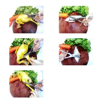 2020 Силни Ножове Кухненски Ножици От Неръждаема Стомана, Птица, Риба, Пилешки Кост Ножици Кухненски Приспособления Готвач На Японски Нож За Готвене
