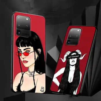 Sexy Devil Woman Cool за Samsung S20 FE Ultra Plus A91 A81 A71 A51 A41 A31 A21S A11 A72 A52 A42 A32 A12 A02S Калъф за вашия телефон