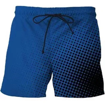 Мъжки Летни Плажни Шорти Плуване Спорт S-6XL Панталони Мода 3D Печатни Сърф Шорти Голям е Размерът на Високо Качество на Фитнес Зала Марка Шорти