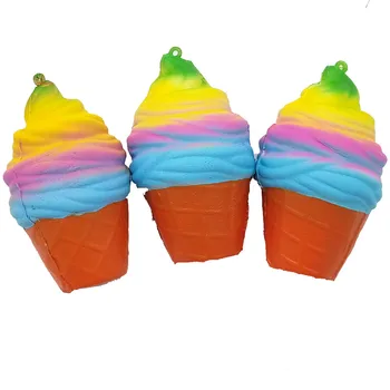 Fidget toys popit Scented Rainbow Фъдж Ice Cream Slow Rising Преса Toy Scented Stress Relief for the Kid Забавни Gift Toy