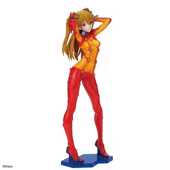 Оригинален Bandai Figure Rise Labo Eva Evangelion Figure Asuka Pvc Колекция Action Assembly Модел Играчки Аниме Фигурки, Играчки за деца
