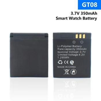 GT08 Smart Watch Battery 350mAh 3.7 V Стабилен Източник на енергия Подмяна на Батерии Интелигентни Часа GT08