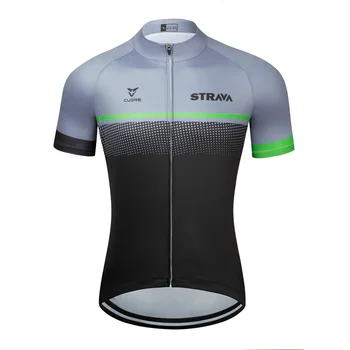 STRAVA 2021 Men Cycling Jersey МТБ Maillot Bike Shirt Downhill Jersey Pro Team Tricota Mountain Bicycle Clothing
