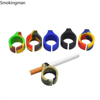силиконово пръстен на тръбата силикон камуфлаж пръстен играта артефакт титуляр за цигари титуляр за тръби дим притежателя дим аксесоари