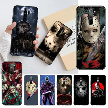 YJZFDYRM Hot Jason Voorhees Soft Phone Case Capa за Redmi Note 9 8 8T 8A 7 6 6A Go Pro Max Redmi 9 K20
