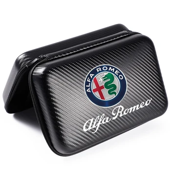 4S Carbon Fiber Car Driving bag телефон 3C Доставка Чанта за съхранение на Alfa Romeo 159 147 156 166 Giulietta Giulia Mito Spider car