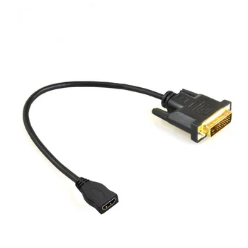 HDMI-съвместими Гума КЪМ DVI Male 24+1 HD Conversion Line Transfer Mutual