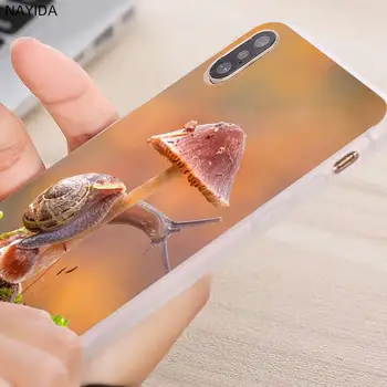 Мек Калъф за телефон Huawei P40 P30 P20 P10 Pro P9 Lite P smart Z 2019 Plus snails Covers P40lite