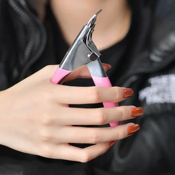 Нокторезачки Съвети на Ноктите Нож Гилотина Фалшиви Нокти Нож Професионални нокторезачки Прав Ръб на Акрилна рязане на Въздушната Ноктите