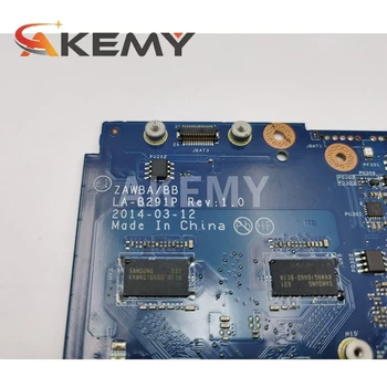 Akemy ZAWBA/BB за дънната платка lenovo В50-45 mainboard 80F0 LA-B291P E1-6010 R2 2G DDR3 FRU 5B20G37234 тест ОК
