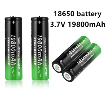 чисто Нов 18650 литиево-йонна батерия 19800mAh акумулаторна батерия 3.7 V за led фенерче фенерче или батерия електронни устройства