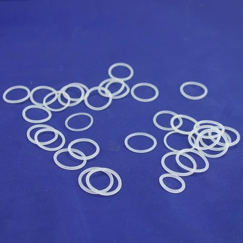 Полагане на печати колцеобразного уплътняване на силиций качеството на храната CS 3 мм OD 10-58mm бяла гумена