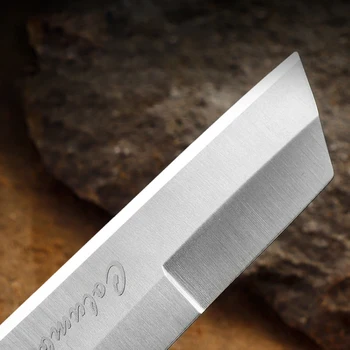 Открит Пряк Риболовен Нож Джунгла В Пустинята На Оцеляването Ловни Ножове Мини Висока Твърдост Остри Тактически Нож На Мелачка