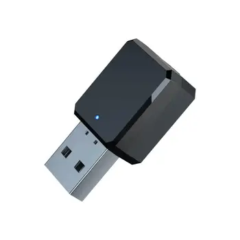 1бр USB Адаптер За PC Компютър, Безжична Мишка Клавиатура AUX Аудио Bluetooth-съвместим Приемник Предавател Безжичен Адаптер
