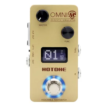Hotone Omni AC Simulation Guitar Bass Effects Pedal OMP-5