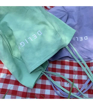 2021 Чанта За жени Мъкна Shopper Bag Наплечная Чанта Pıcnic Outdoor Bag Зелен Виолетово Бяло Жълто Плътен Цвят най-Високо Качество