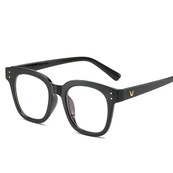 2020 Ретро Мъжки Прозрачни очила с Прозрачни Лещи PC Comotuer Квадратни Рамки за Очила за жени Очила за четене Мъжки слънчеви очила