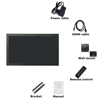 14 Инча Широко Отворена Рамка, Метален Корпус, HDMI, VGA Евтини Промишлени Монитор С Резолюция 1920x1080