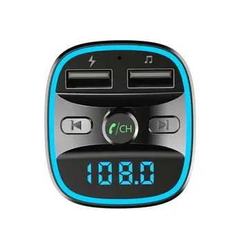 CDEN mp3-плейър Blurtooth-съвместим 5.0 Приемник, FM Трансмитер Dual USB Зарядно Устройство U Диск TF Карта Аксесоари За Интериора