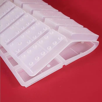 Domino Silicone Мухъл Занаятите For САМ And Epoxy Resin Занаятите Molds Liquid Silicone Rubber