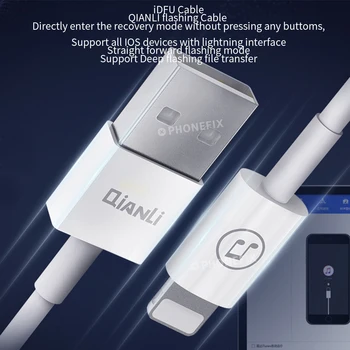Qianli iDFU Кабел за Лесно Reflashing / Възстановяване За iPhone / iPad Quick Restore Кабел Автоматично Влиза В Режим на Възстановяване