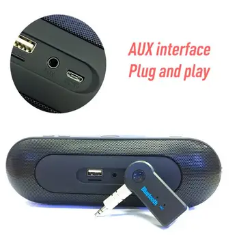 2 В 1 Безжични Bluetooth-съвместими 4.0 Приемник Предавател Адаптер 3,5 мм Жак За Автомобилната Музика, Аудио Aux A2dp Приемник Слушалки