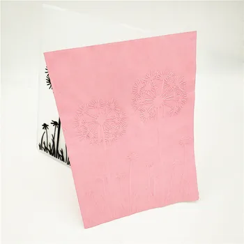 10.5x14.5cm The dandelio Embossing folders Plastic bump Scrapbooking САМ Template Fondant indentation Cake Photo Album Make Card